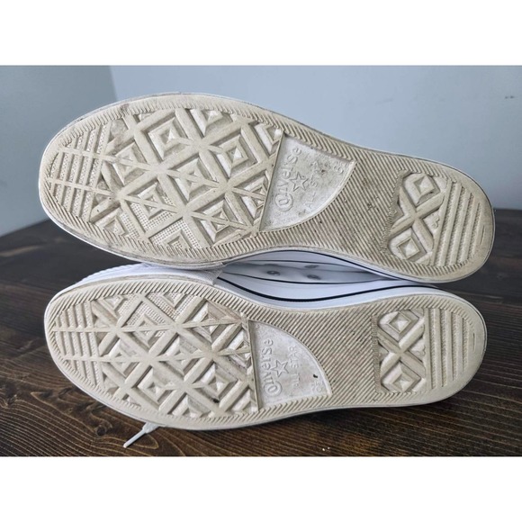 CONVERSE Chuck Taylor All Star Women's 8.5 Lift Platform Leather High-Top Shoes - Picture 15 of 16